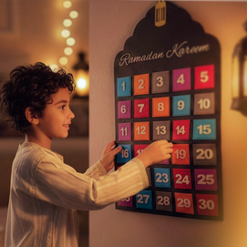 Calendrier de Ramadan en Feutrine - Multicolore