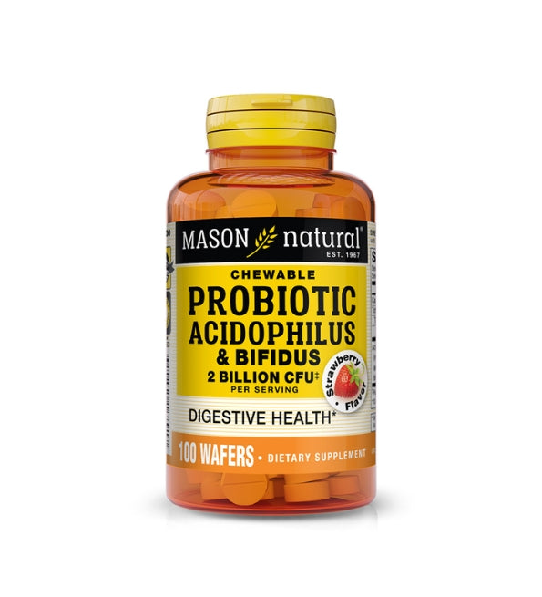 Mason Natural Probiotic Acidophilus and Bifidus 100 wafers