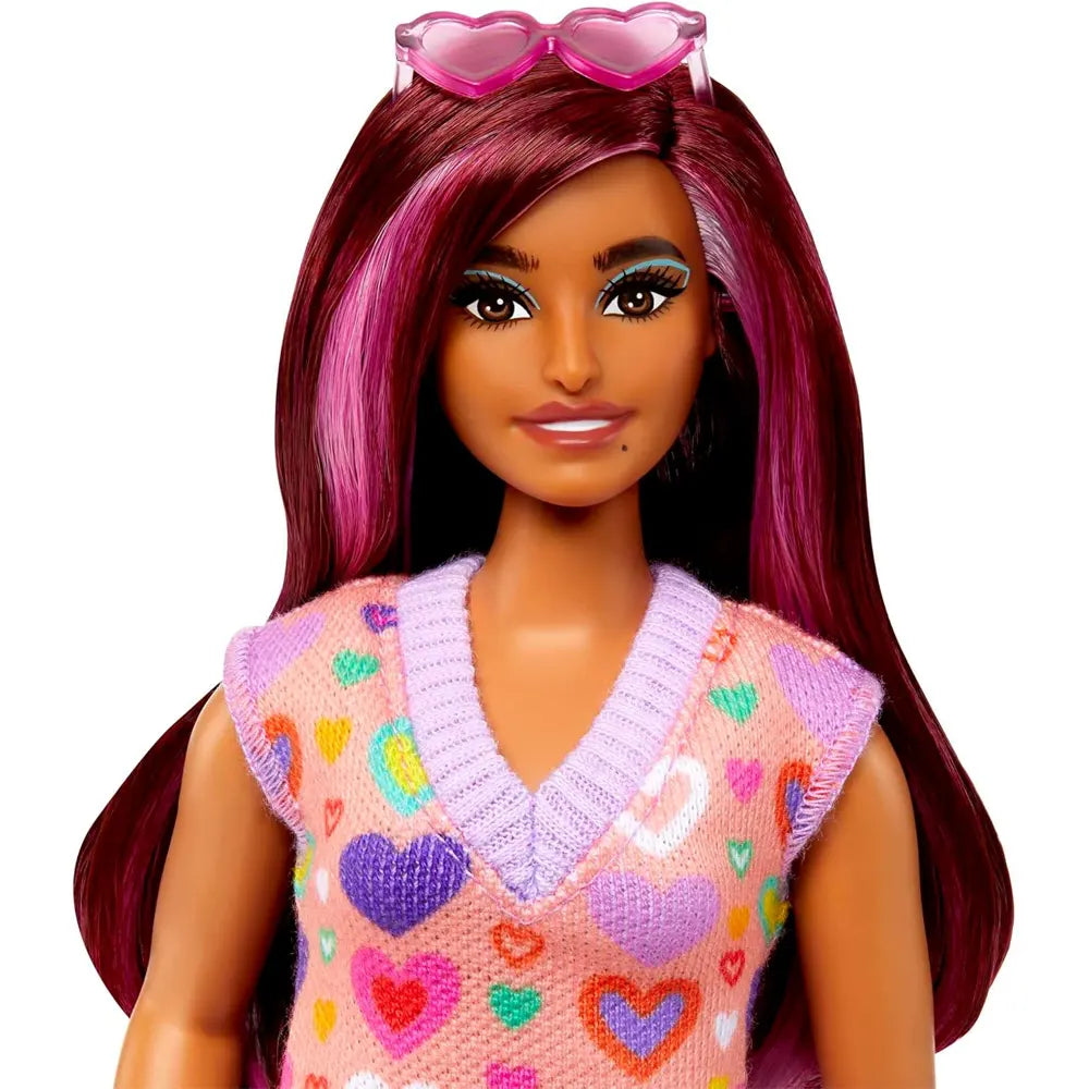 Mattel Barbie Fashionistas with Pink Streaks – Age 3+
