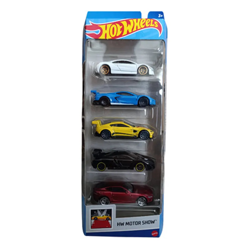 Mattel Hot Wheels 5-Car Pack – HW Motor Show