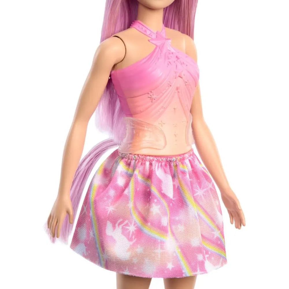 Mattel Barbie Poupée Licorne avec Cheveux Roses – 3A+