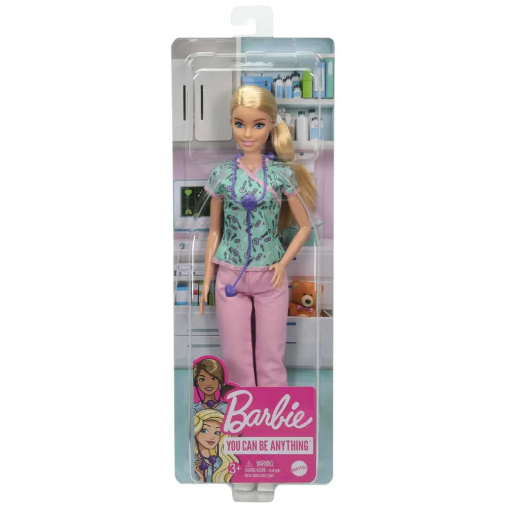 Mattel Barbie Poupée Métier Infirmière 32 cm – 3A+