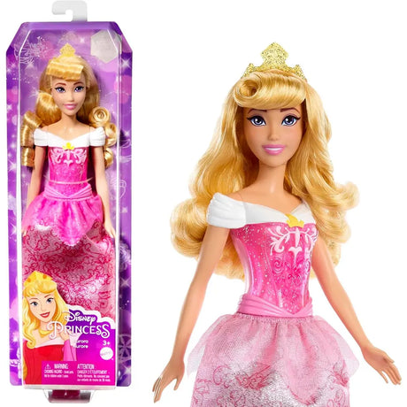 Mattel Princesa Aurora con Vestido de Lentejuelas 29 cm – 3 años+