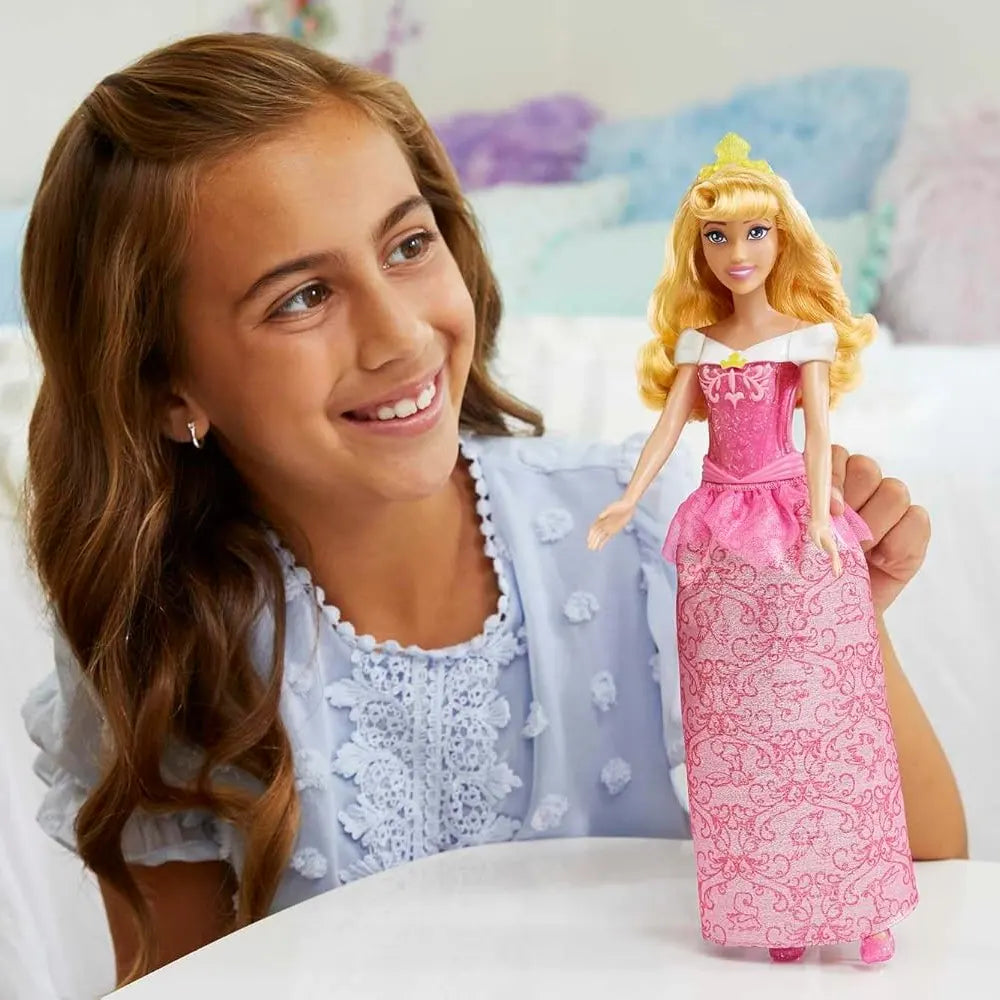Mattel Princesse Aurora avec Robe Pailletée 29 cm – 3A+