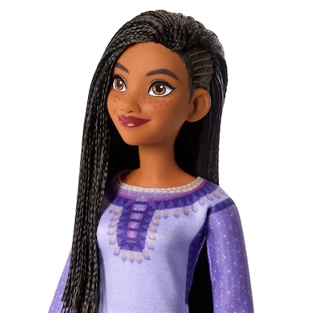 Mattel Princesa Asha con Vestido de Lentejuelas 29 cm – 3 años+