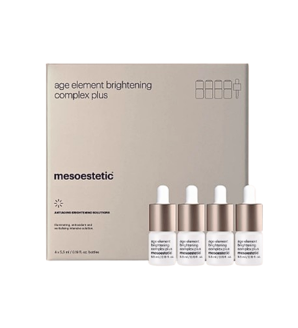 Coffret Mesoestetic Age Element Brightening Complex Plus 4 ampoules de 5,5 ml
