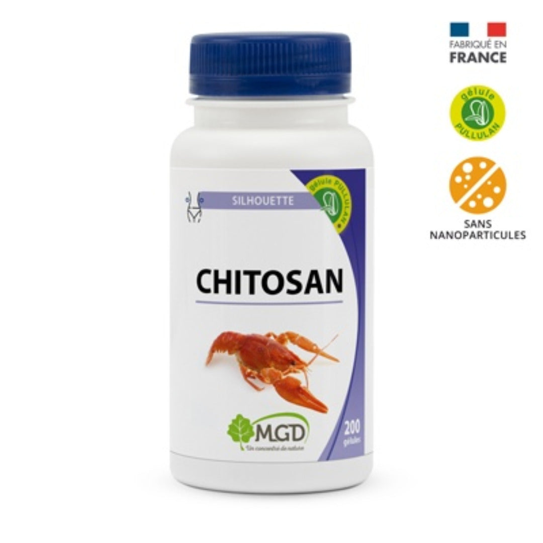 MGD Nature Chitosan 200 gélules – visuel du produit