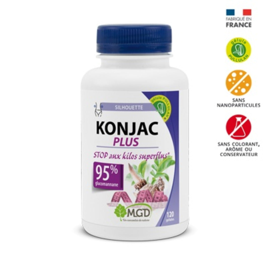 MGD Nature Konjac Plus – pilulier de 120 gélules