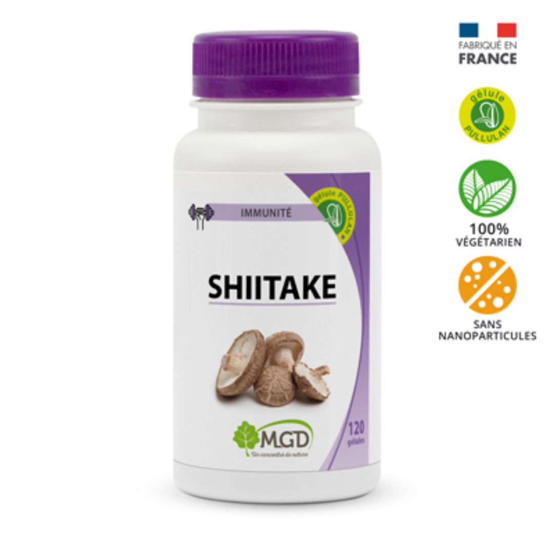 Mgd Nature Shiitaké – flacon de 120 gélules
