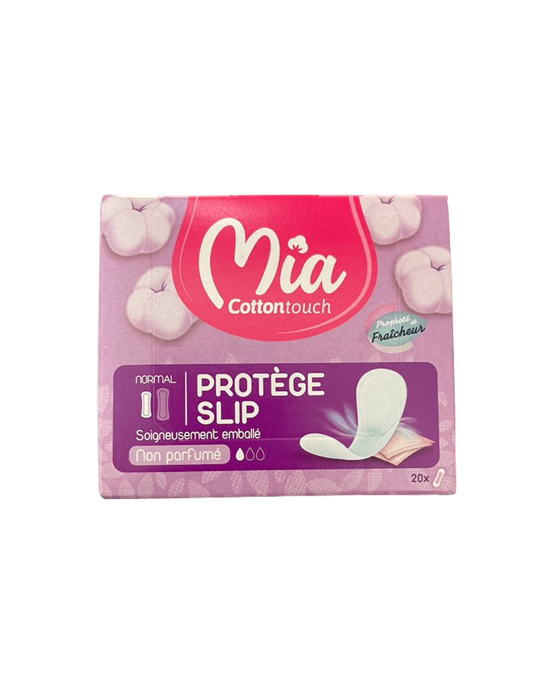 Mia Cotton Touch Protège Slip Normal Non Parfumé - 20 unités