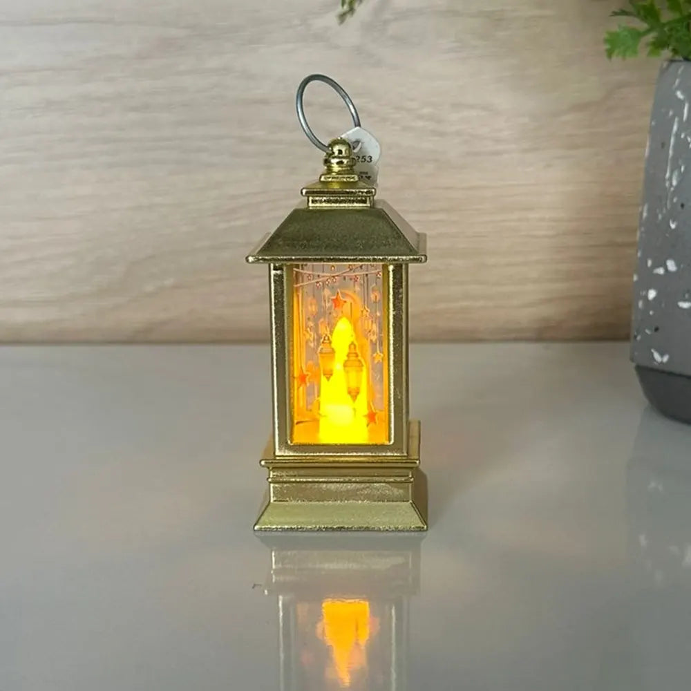 Mini Decorative LED Lantern with Flameless Candle