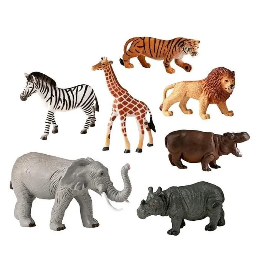 Miniland Jungle Animal Figurines - 7 Pieces