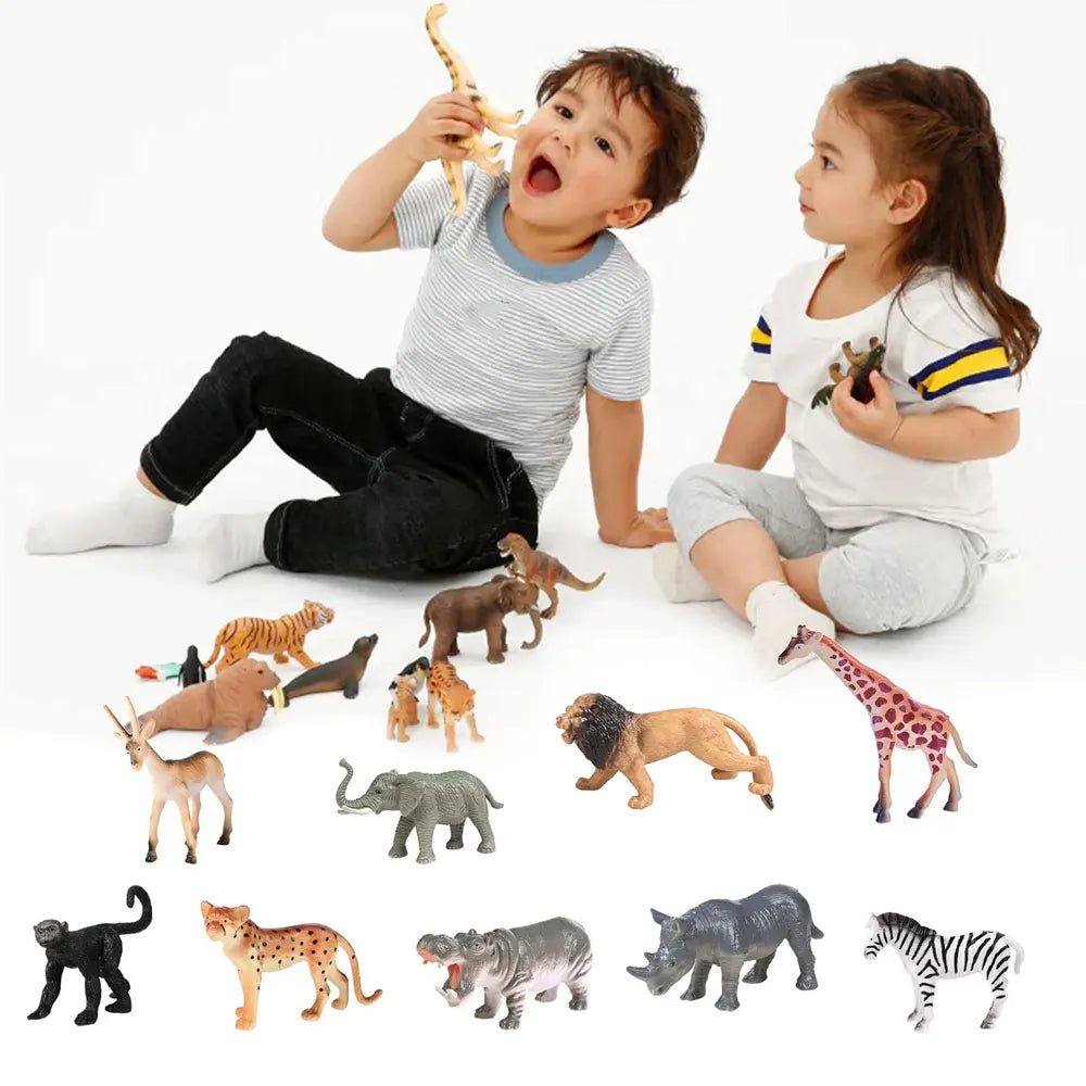 Miniland Jungle Animal Figurines - 7 Pieces