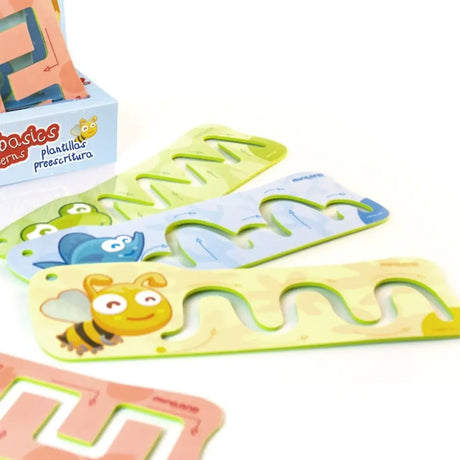 Miniland Line Shapes 4 Tracing Templates