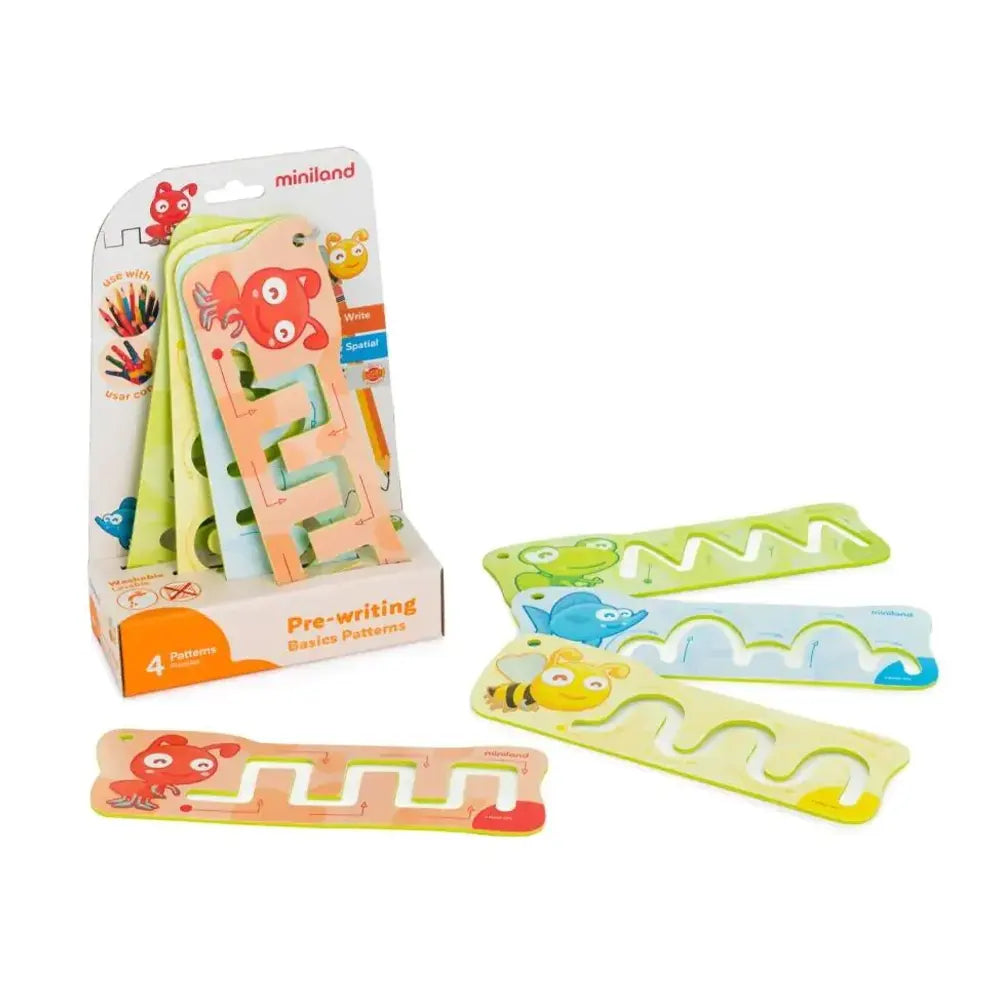 مينيلاند أشكال الخطوط 4 نماذج للرسم