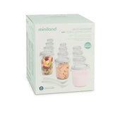 Miniland Set de 12 Pots de Conservation Mint