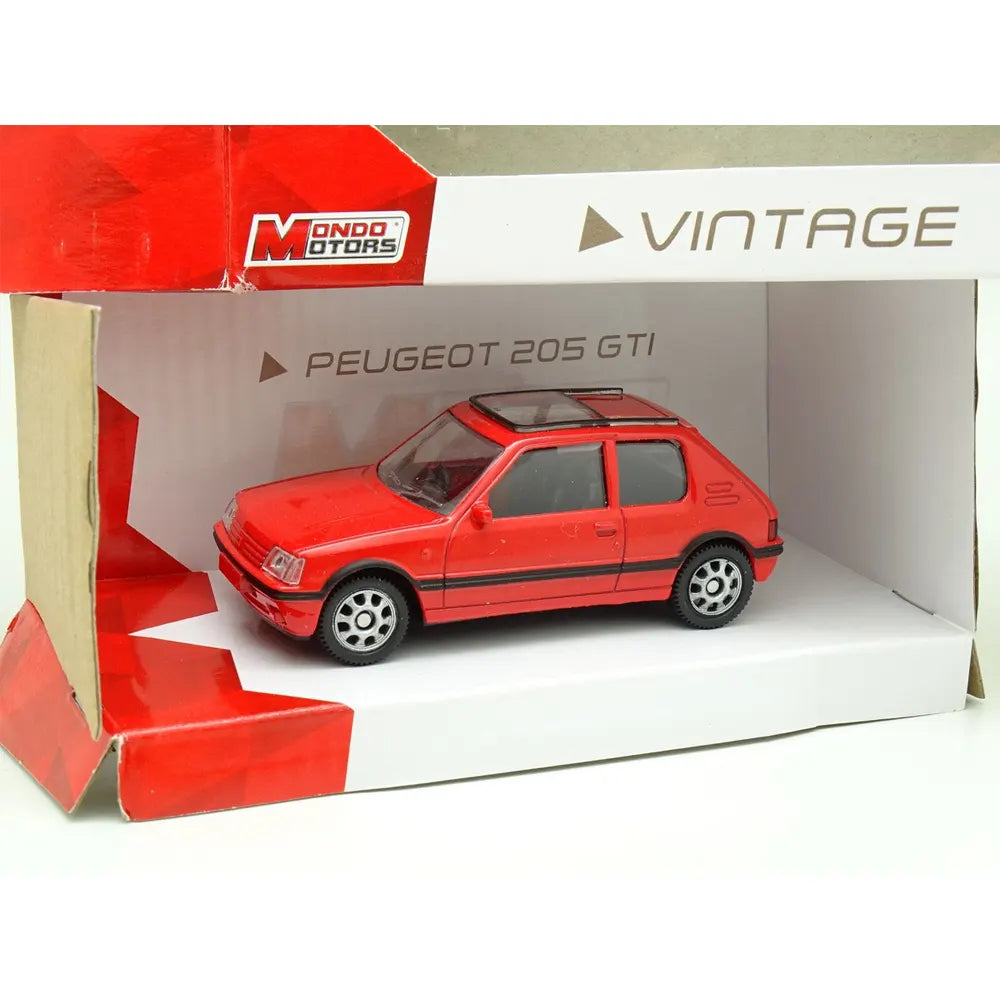 Mondo Motors Mini Car Peugeot 205 GTI Red - 3Y+