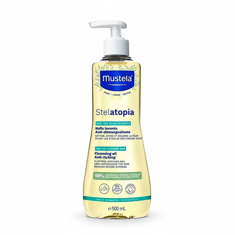 Mustela Stelatopia زيت التنظيف 500 مل