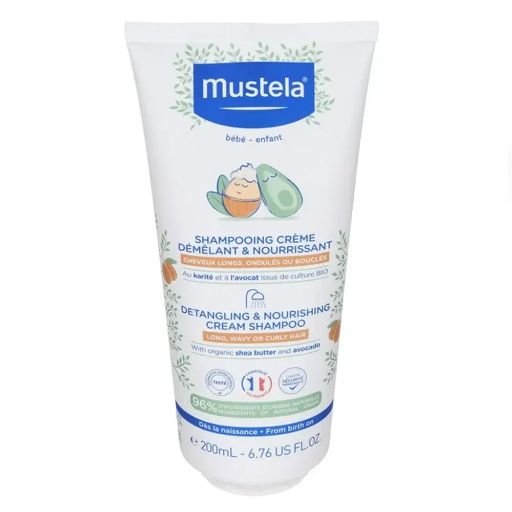 Mustela Detangling & Nourishing Cream Shampoo 200ml