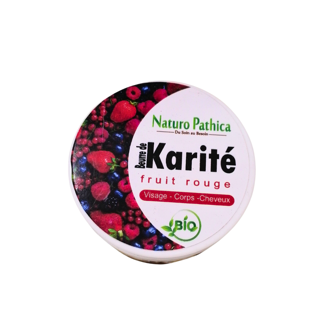 Naturo Pathica Beurre de Karité Fruit Rouge 250 g
