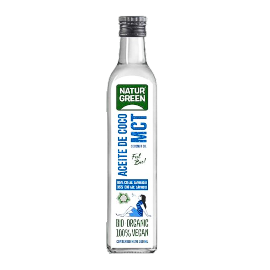 Natur Green Huile de Coco MCT 500 ml – bouteille