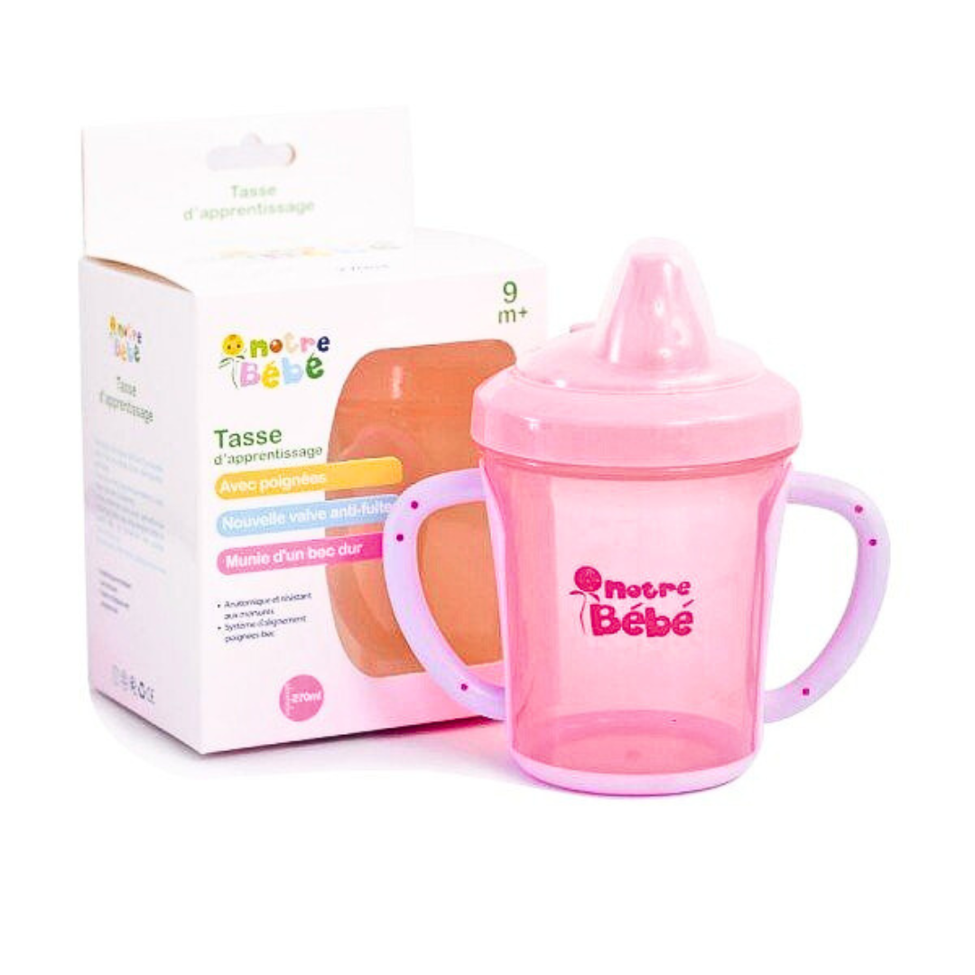 Notre Bébé Tasse d’apprentissage bec dur – dès 9 mois – 270 ml – photo du produit