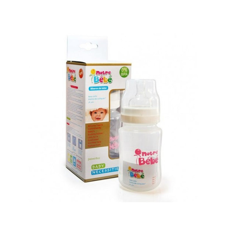Notre Bebe Biberón Opaco Gm +3m 240ml