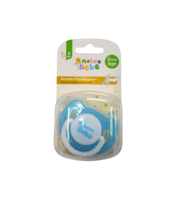 Notre Bébé Sucette Physiologique 2ème âge +6 mois