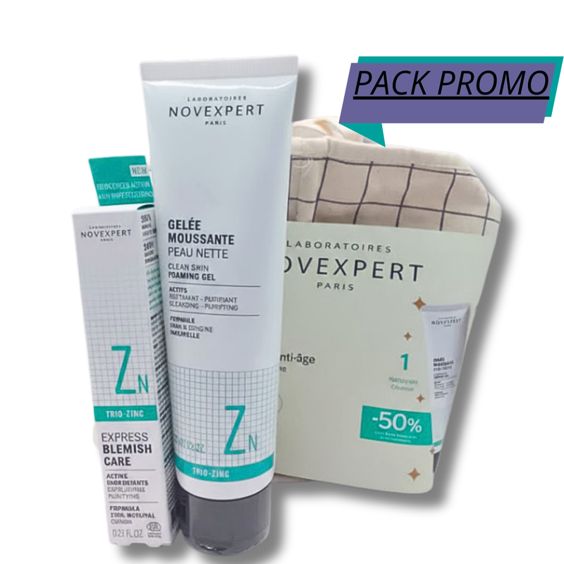 Novexpert Gel Espumoso Trio-Zin + Stop Granos Express + Neceser -50%