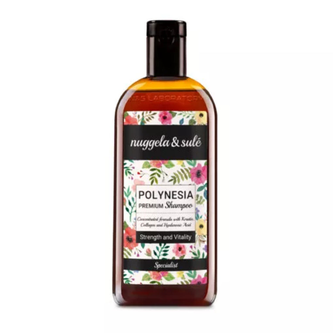 Flacon Nuggela & Sulé shampoing Premium Polynésie kératine 250 ml