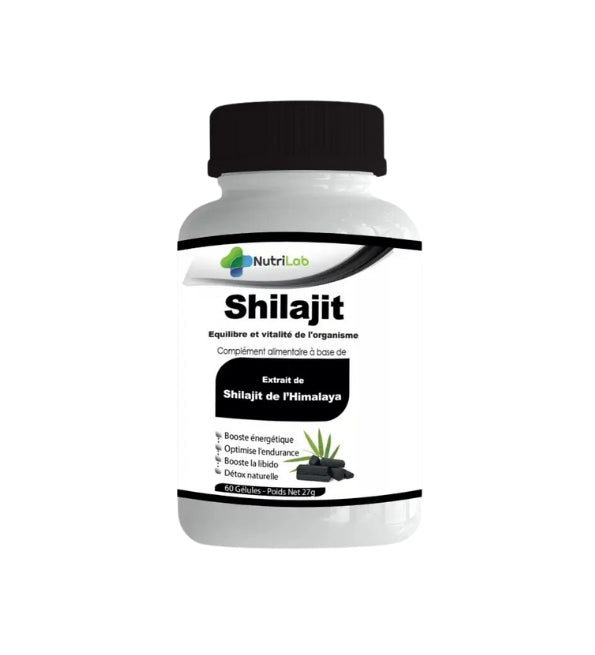 Nutrilab Shilajit 60 gélules – boîte