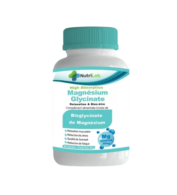 Nutrilab Magnesium Glycinate 300mg 60 Cápsulas