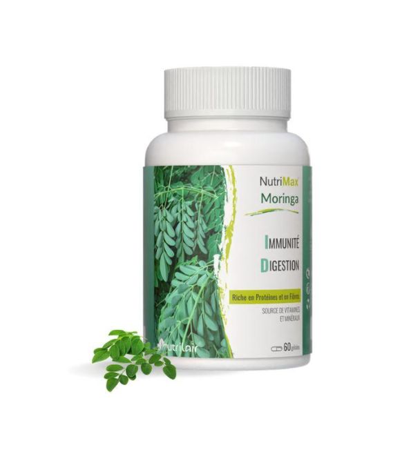 NutriMax Moringa Complément Alimentaire – 60 Gélules