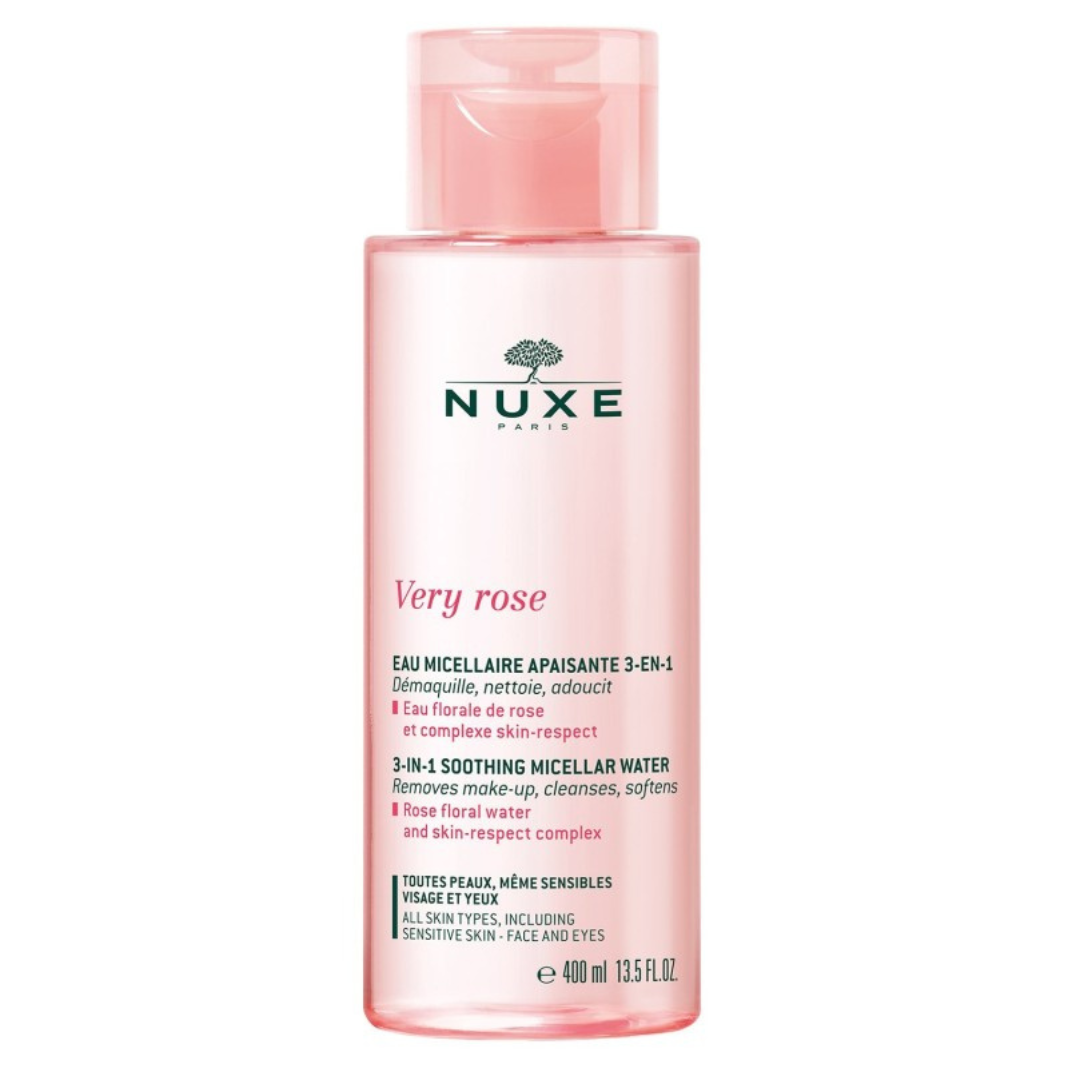 Nuxe Very Rose eau micellaire apaisante 400 ml, flacon