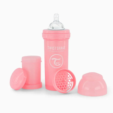 Offre : 1 Biberon Anti-Colique Twistshake 260ml - Rose = 2 Gratuits!