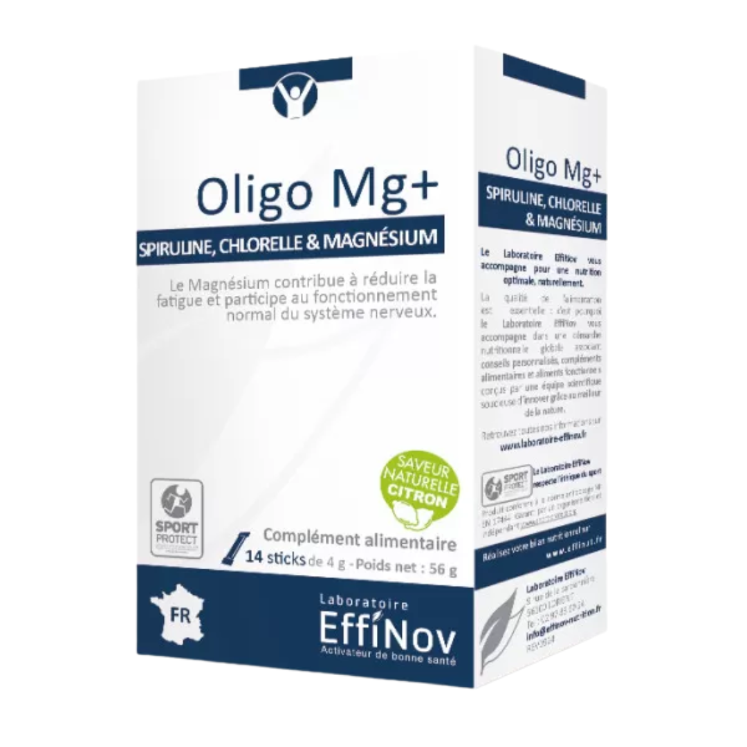 Effinov Oligo Mg+ – 14 sticks – photo du produit