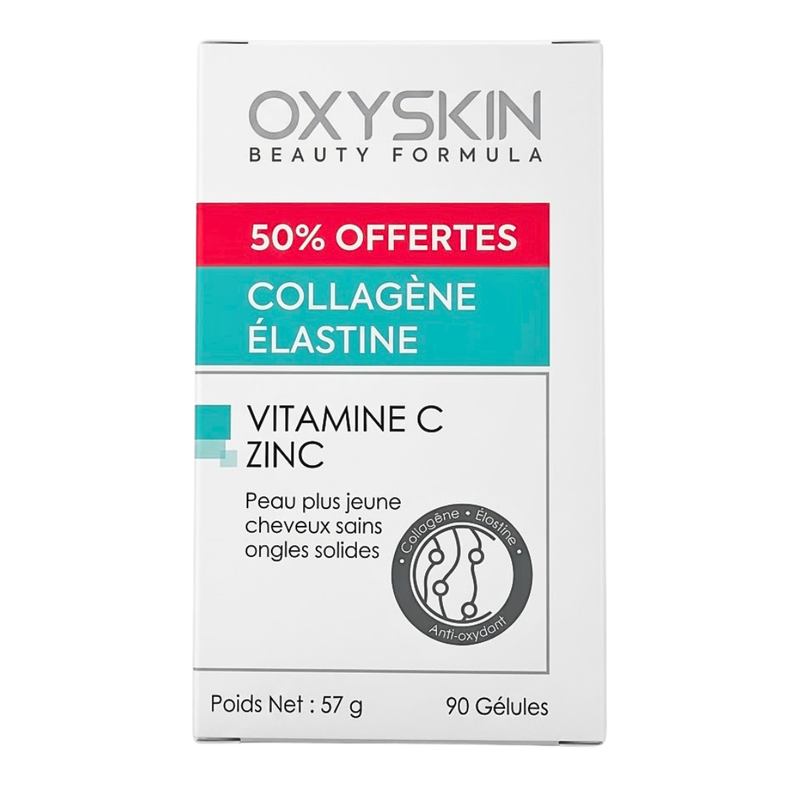 Oxyskin كولاجين إيلاستين – 90 كبسولة