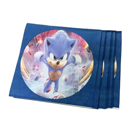 Pack de 20 Serviettes en Papier – Super Sonic