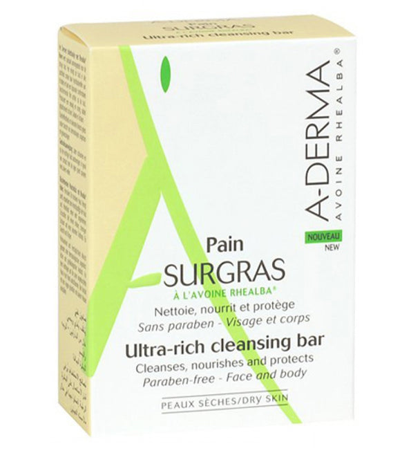 A-Derma Nourishing Superfatted Cleansing Bar 100g