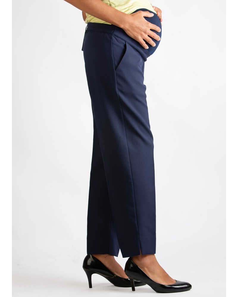 Citrouille Pantalon Classique de Grossesse - Bleu Marine