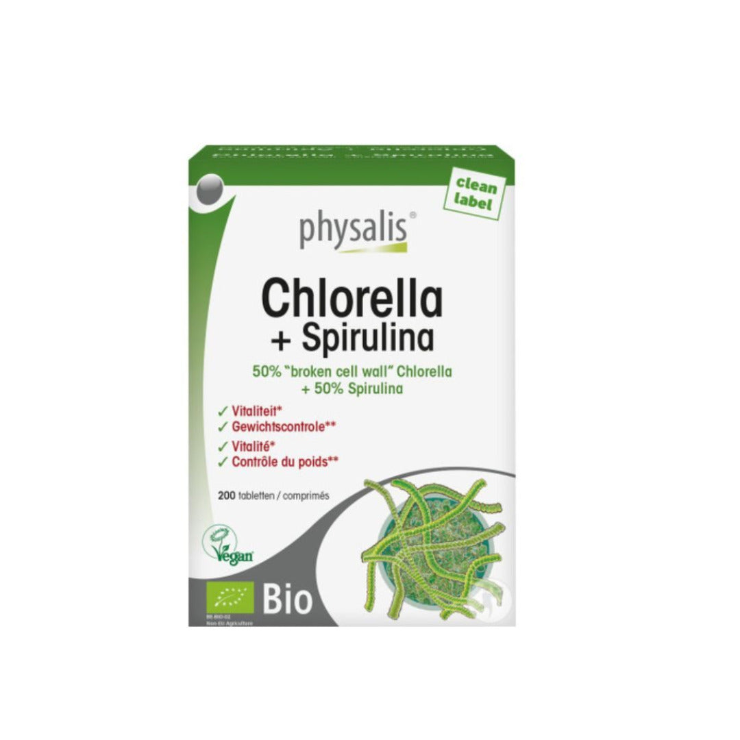 Physalis Chlorella + Spirulina 200 Tablets