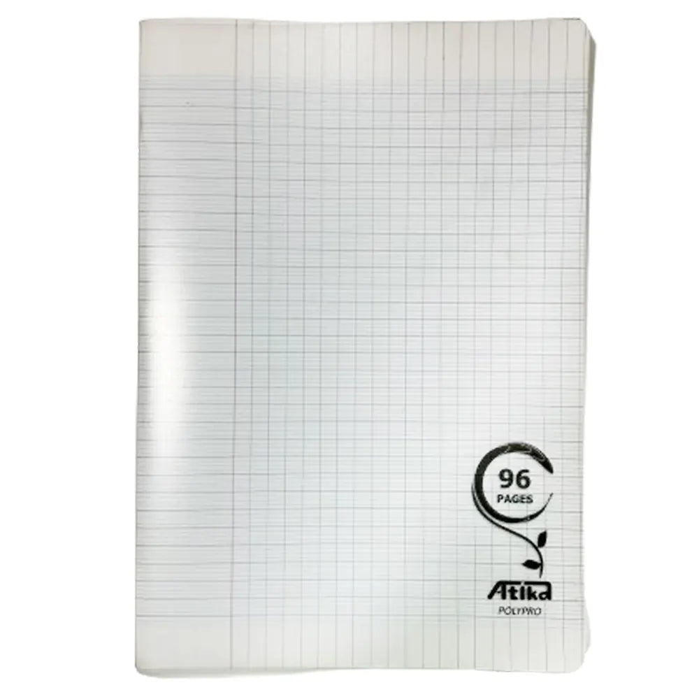 Atika Cahier Piqure A4 96 Pages Seyès 90g - Transparent