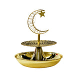 Bandeja de Presentación de 2 Niveles con Luna Luminosa – 29 x 25cm