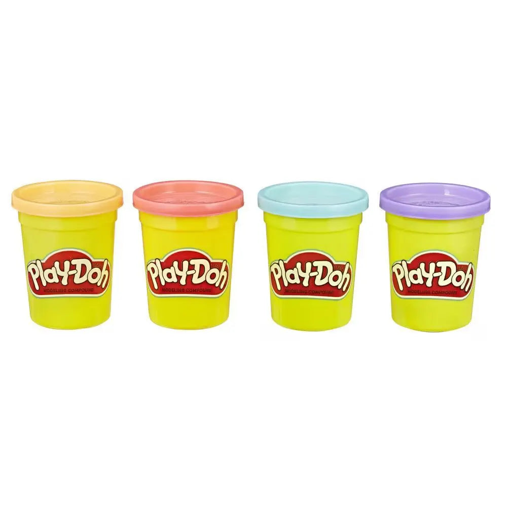 Play-Doh 4 Pots Pâte à Modeler Couleurs Pastel - 3A+