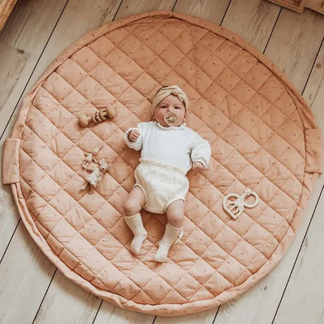 Play&Go Tapis de Jeu Bio 3-en-1 Fleuri Organic Babymat