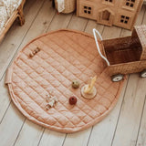 Play&Go Tapis de Jeu Bio 3-en-1 Fleuri Organic Babymat
