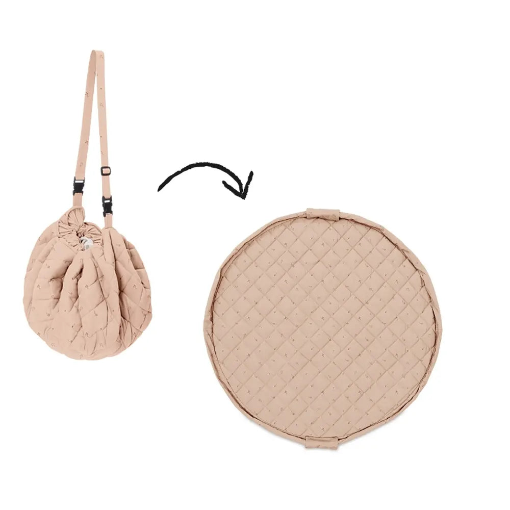 Play&Go Tapis de Jeu Bio 3-en-1 Fleuri Organic Babymat
