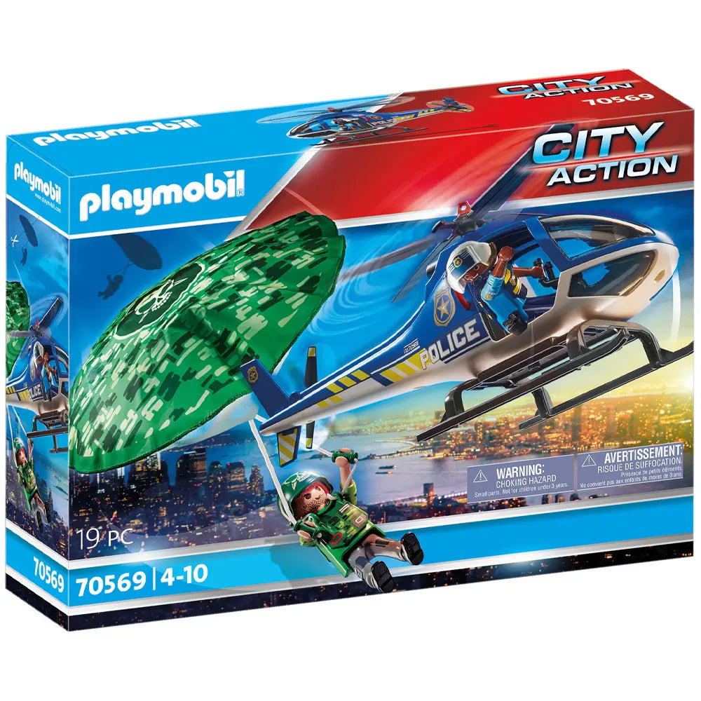 Playmobil Police Coffret Mission Parachute - 4A+