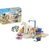 Playmobil Isabella & Lioness Aire de Lavage - 5A+
