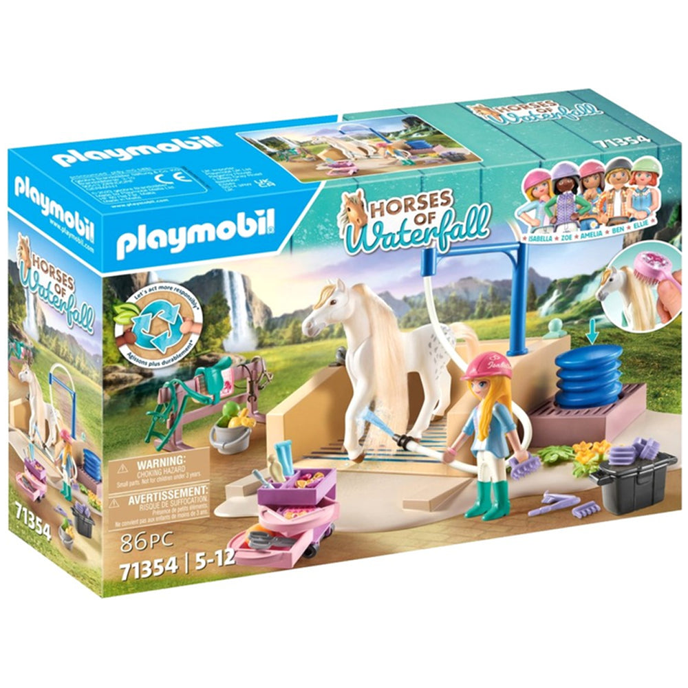 Playmobil Isabella & Lioness Washing Area - Age 5+